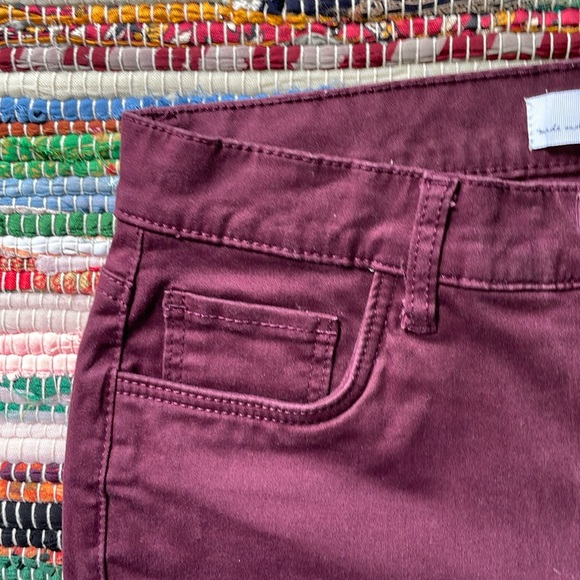 Ann Taylor LOFT Plum Cotton Pants-#1866 - Picture 3 of 12